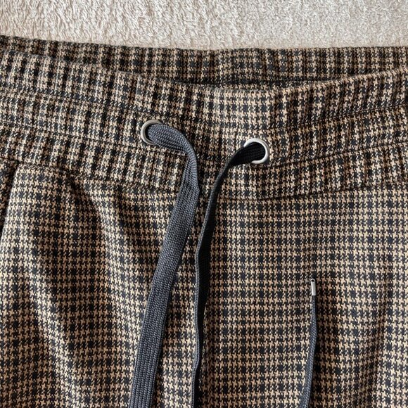 Cleo Houndstooth Slim Trousers with Drawstring Waist M - Picture 7 of 9